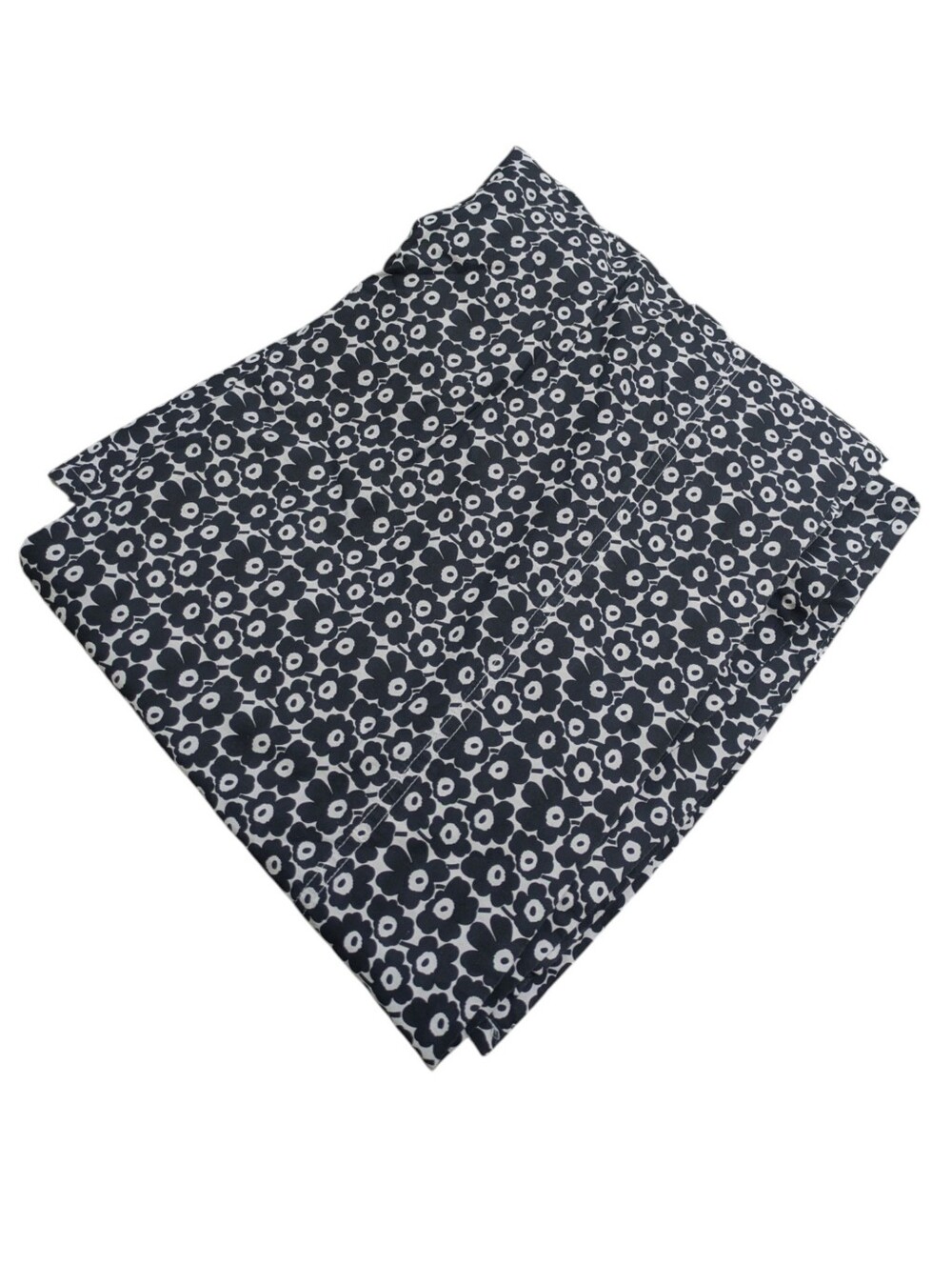Marimekko Black White Floral Flat Sheet